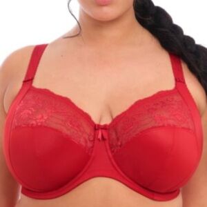 New! Elomi Full Figure Morgan Underwire Bra EL4111 Red 4279